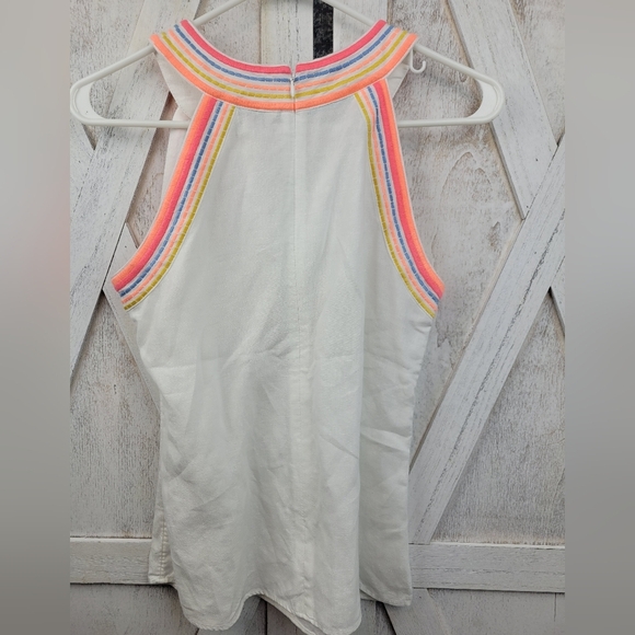 Boden | Dollie Embroidered Linen Embroidered Top Size 4 - Picture 10 of 14